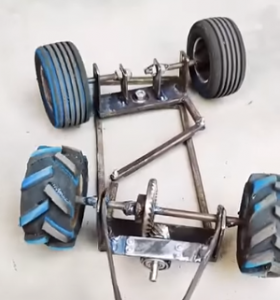 Задние поворотные колёса