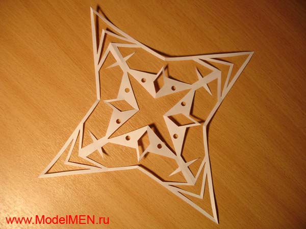 готовая снежинка готовая снежинка
