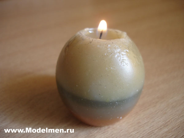 Пасхальная свечка из яйца Пасхальная свечка из яйца
