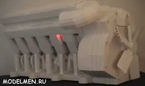 Двигатель из бумаги Двигатель из бумаги