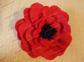 Брошь из фетра своими руками. Мастер-класс